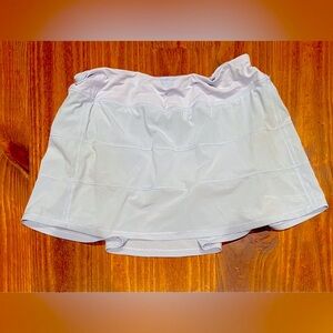 Lavender Lululemon Pace Rival MR skirt
